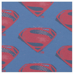 Tela Liga de la Justicia   Símbolo de Superman de broch