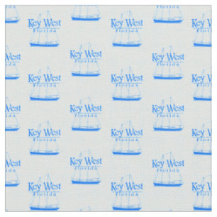 Tela Light Blue Key West Florida Nautical Sailboat