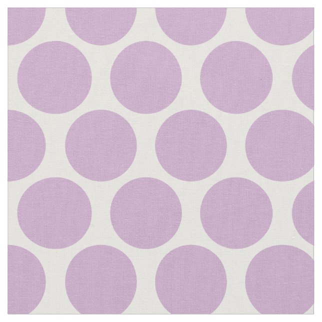 Tela Lilac Purple Mod Dots (De cerca)