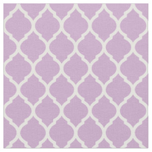 Tela Lilac Purple Moroccan Quatrefoil