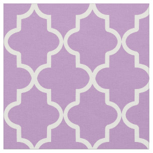 Tela Lilac Purple Moroccan Quatrefoil