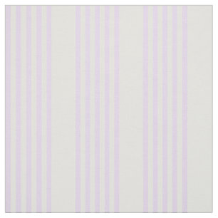 Tela Lilac púrpura y beige cinco rayas patrón