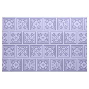 Tela Lilac Tile Design Fabric