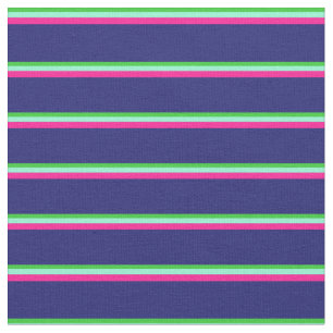 Tela Lime Green, Aquamarine, Deep Pink & Midnight Blue