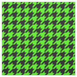 Tela Lime Green, Black Houndstoth Pattern #2M
