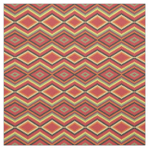 Tela Lime Green Naranja Amarillo Rojo Etnia Negra