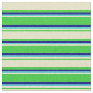 Tela Lime Green, Pale Goldenrod, Turquesa y Blue