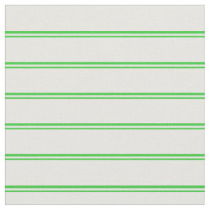 Tela Lime Green y Mint Cream Lines