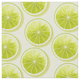 Tela Lime Slices en amarillo claro