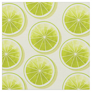 Tela Lime Slices en amarillo claro