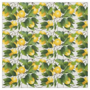 Tela Limones Fruta Cítrica Floral