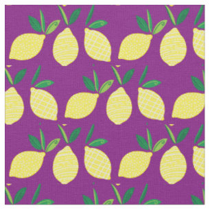 Tela Limones Fruta de Verano Adorable