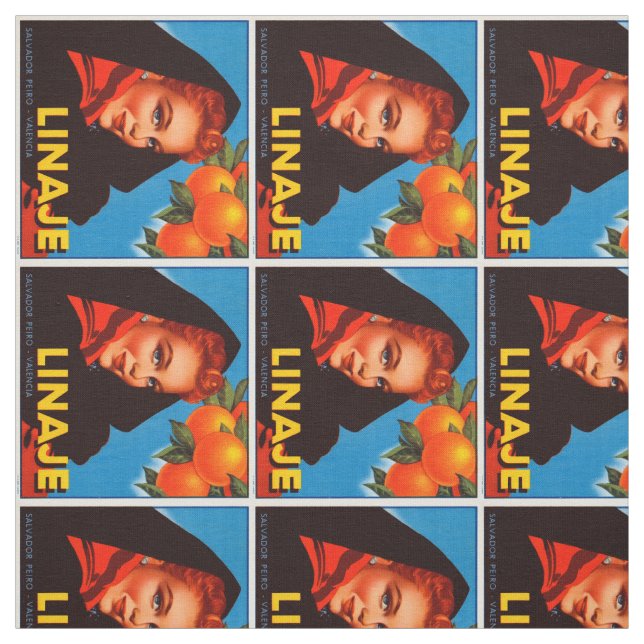 Tela Linaje cítrico (Retal)