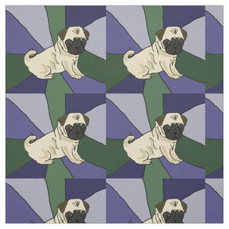Tela linda del arte abstracto del perro de perrito