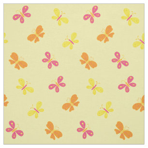 Tela Lindas Mariposas Infantil Cartoon Mariposa