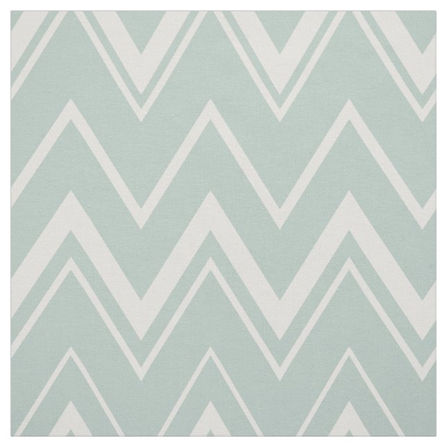 Tela Lindo patrón de chevron en turquesa pastel (Retal)
