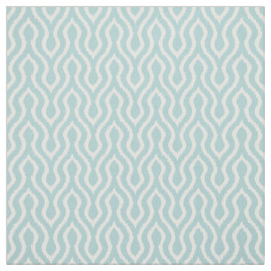 Tela Lindo patrón de ikat de Chevron en turquesa pastel