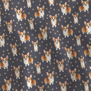 Tela Lindo perro Corgi