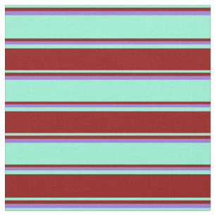 Tela Líneas acuarinas, rojas oscuras y moradas