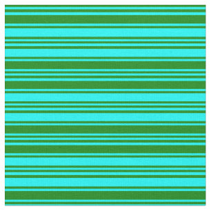 Tela Líneas acuáticas y verdes