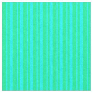 Tela Líneas Aqua y Verde