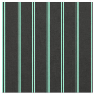 Tela Líneas Aquamarinas y Negras