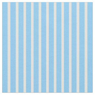 Tela Líneas azules de cielo claro y amarillo claro