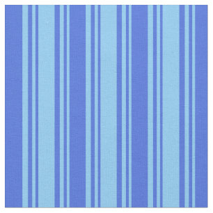 Tela Líneas azules de cielo claro y azules reales