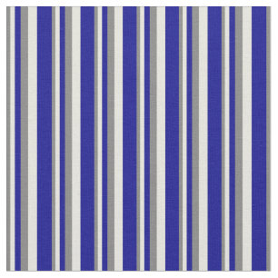 Tela Líneas azules grises, beiges y oscuras