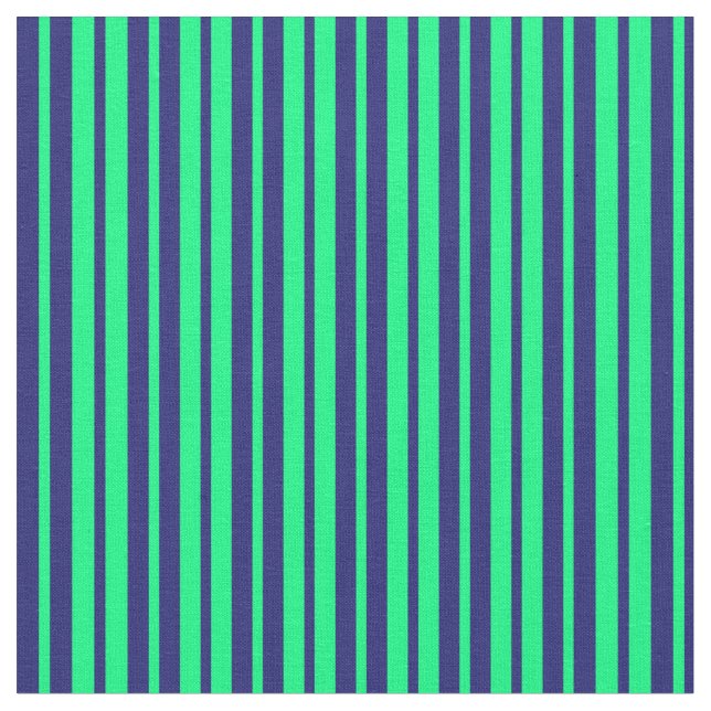 Tela Líneas azules verdes y medianoche (De cerca)