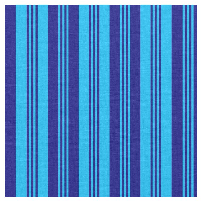 Tela Líneas azules y azules de cielo profundo (De cerca)
