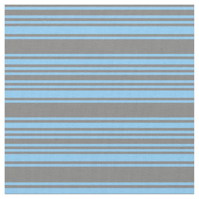 Tela Líneas azules y grises de cielo claro (De cerca)