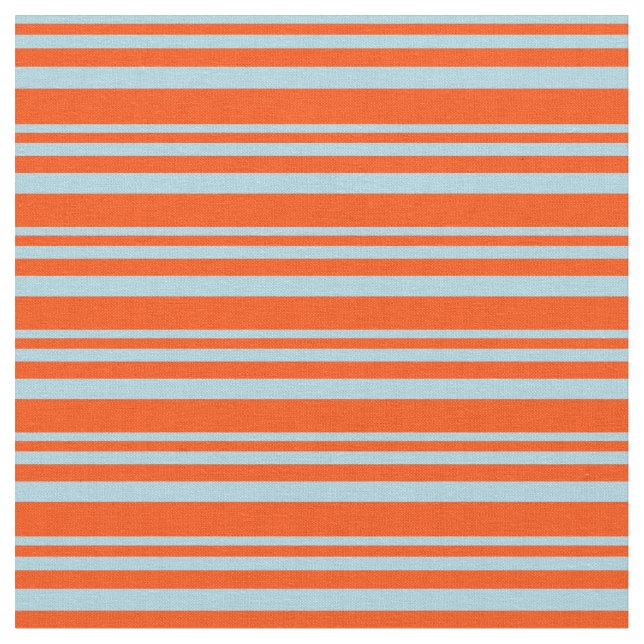 Tela Líneas azules y rojas claras (De cerca)