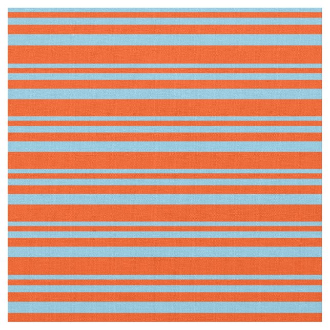 Tela Líneas azules y rojas de cielo (De cerca)