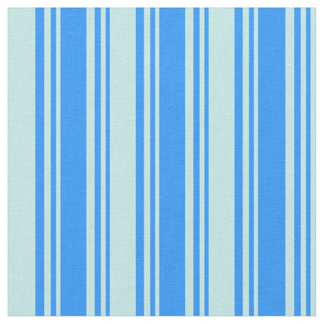 Tela Líneas azules y turquesas (De cerca)