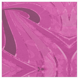 Tela Líneas curvadas de seda abstractas en rosa