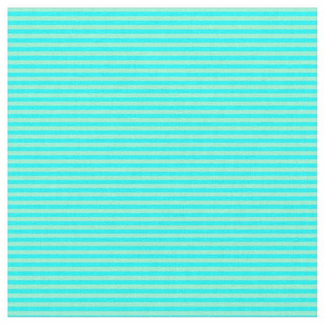 Tela Líneas de cian y Aquamarina (De cerca)