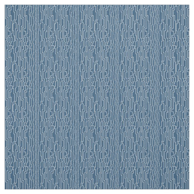 Tela Líneas de circuito blancas  (Retal)