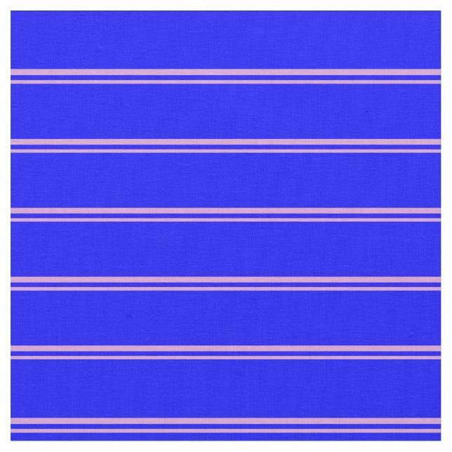 Tela Líneas de ciruela y azul (De cerca)