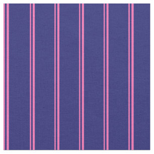 Tela Líneas de color azul rosado y medianoche