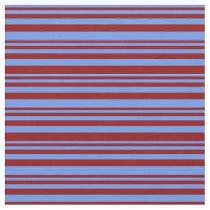 Tela Líneas de color azul y rojo oscuro de flor de maíz