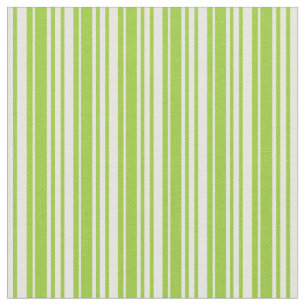 Tela Líneas de color crema verde y de menta
