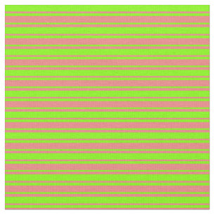 Tela Líneas de color de coral claro y de chartreuse