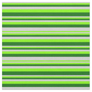 Tela Líneas de color gris claro, artreuso y verde oscur
