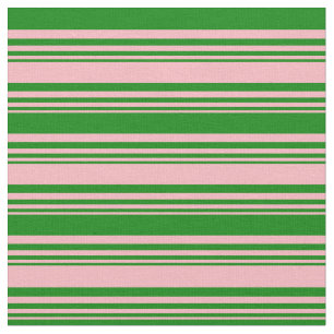 Tela Líneas de color rosa claro y verde