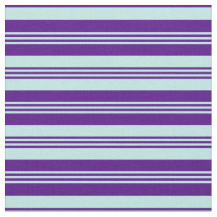 Tela Líneas de color turquesa e índigo