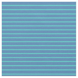 Tela Líneas de color turquesa y azul