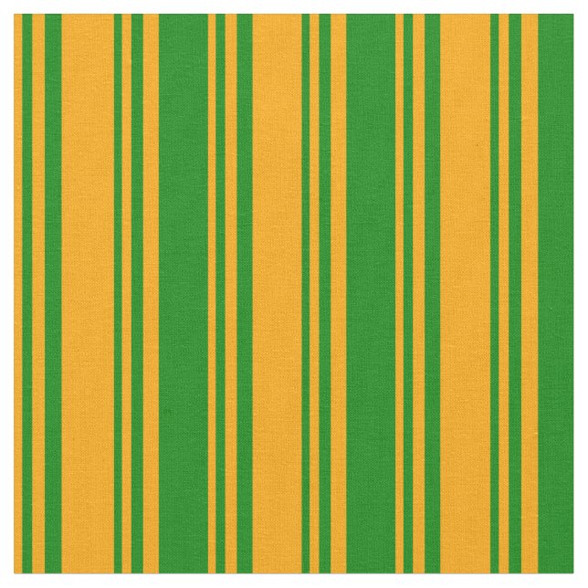 Tela Líneas de color verde y naranja (De cerca)