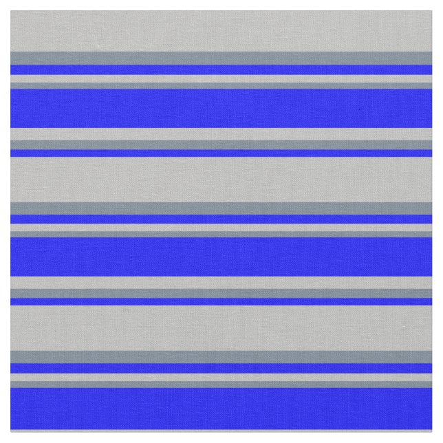 Tela Líneas de gris, azul y pizarra (De cerca)