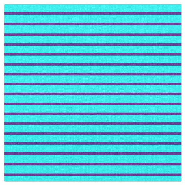 Tela Líneas de Índigo y Aqua (De cerca)